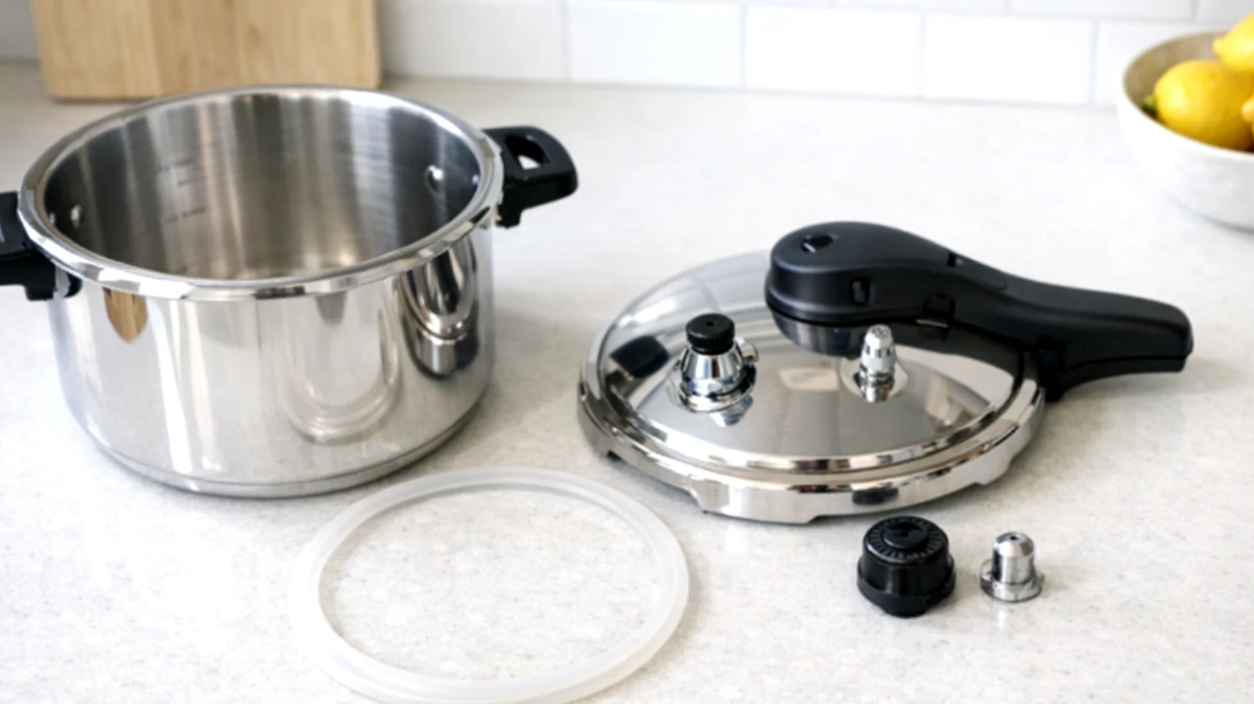 Come pulire e rendere brillante la pentola a pressione dopo l'uso, rimuovendo incrostazioni, aloni e odori persistenti"